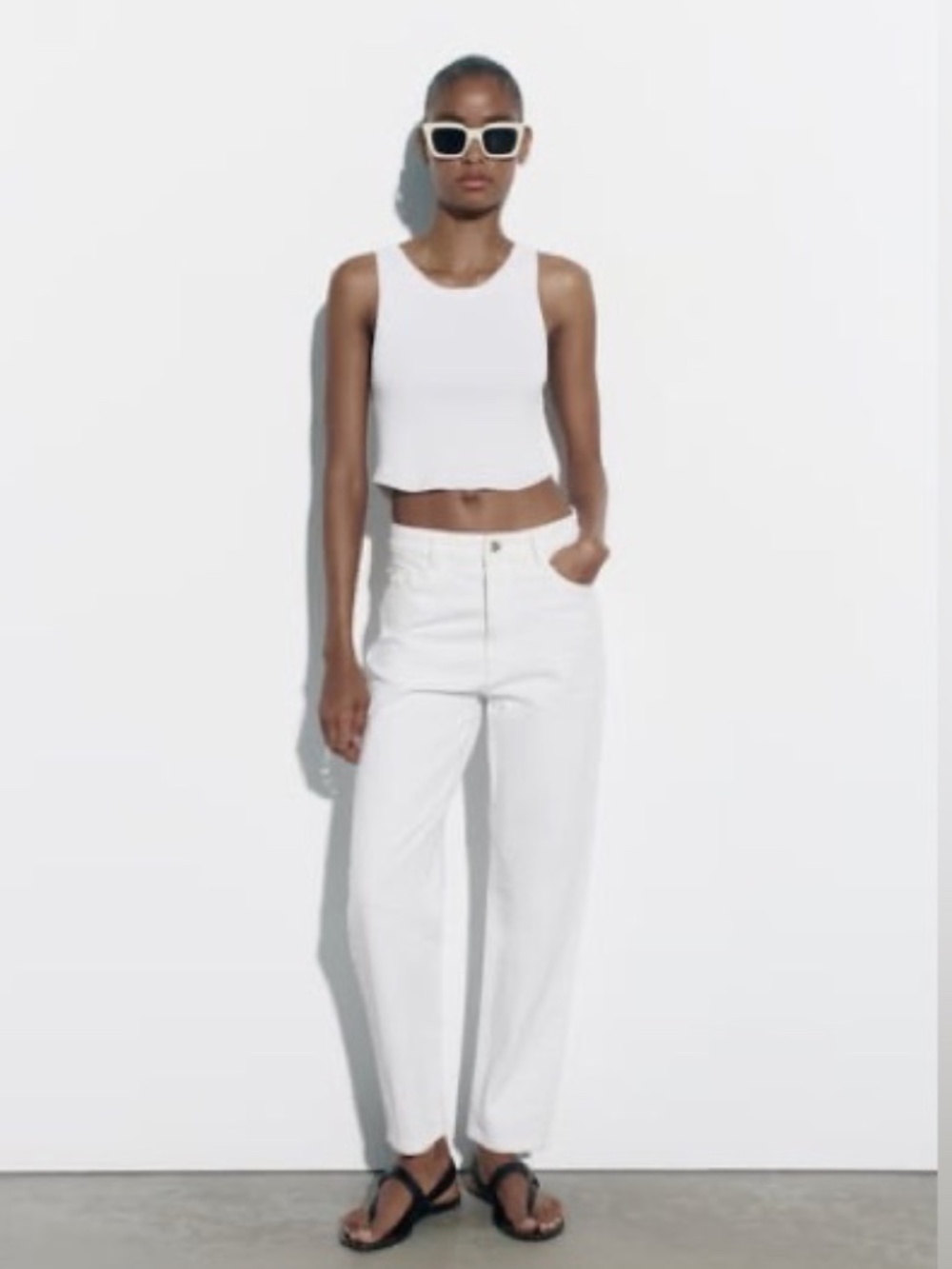 Zara Z1975 MOM FIT JEANS WITH A HIGH WAIST